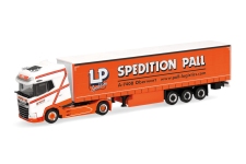 Herpa 319126 - H0 - DAF XG+ Gardinen-Sattelzug Spedition Pall